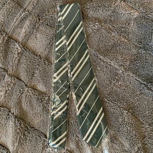 GREEN STRIPED TIE